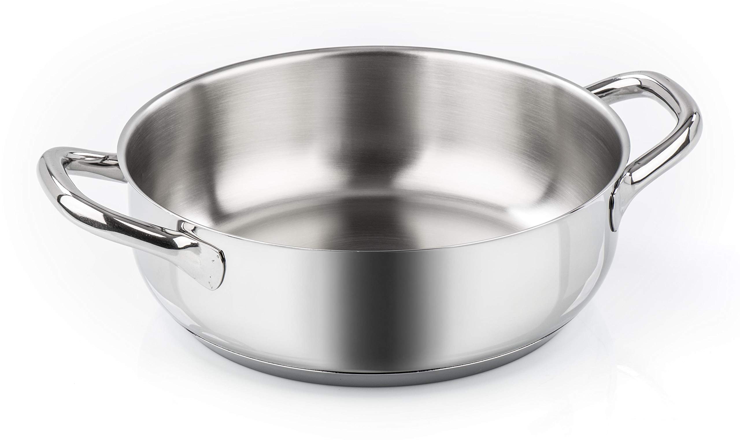 Amazon.co.jp: Barazzoni Chef Line Low Casserole with Lid, 9.4